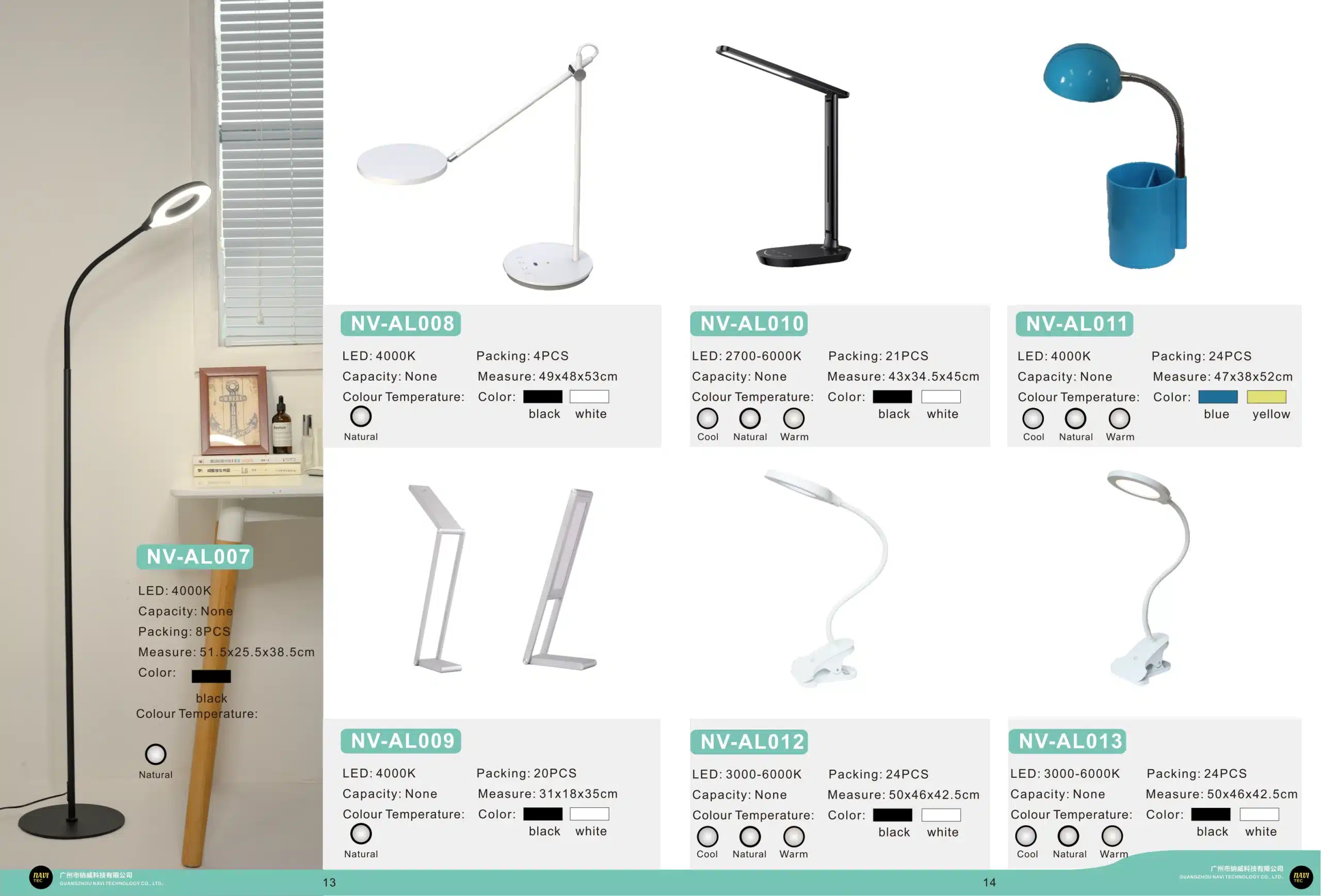 desk light catalogue