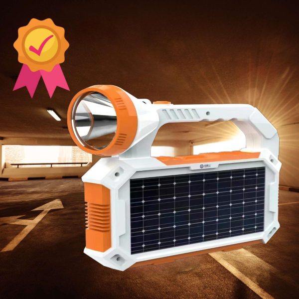 emergency rechargeable solar torch