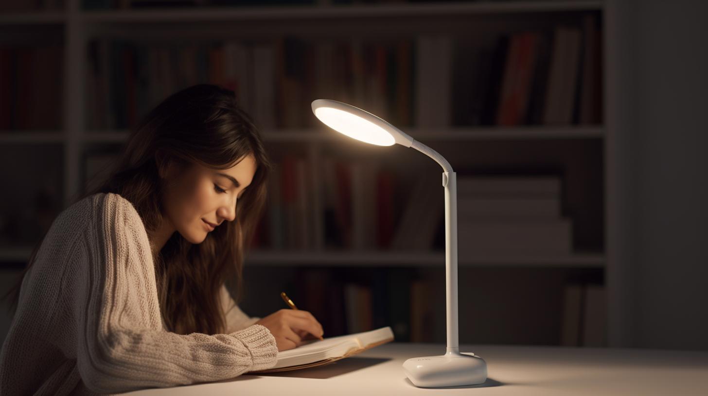 desk lamp positioning